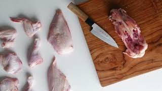 Comment couper un poulet en morceaux facilement [upl. by Asilanom]