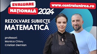 🔥 Rezolvare LIVE Evaluare Națională 2024  MATEMATICĂ 🔥 [upl. by Lindemann546]