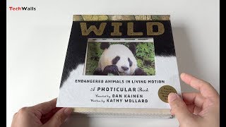 Wild Endangered Animals in Living Motion  A Photicular Book [upl. by Htieh]