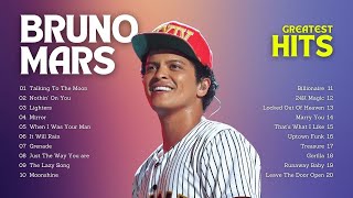 Bruno Mars Greatest Hits Best Songs Collection  Bruno Mars Full Album [upl. by Ecyt]