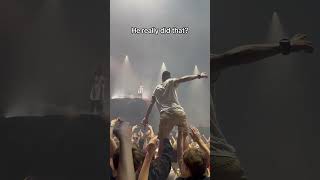 Legendary moment at Travis Scott show in Krakow [upl. by Airdnahc]