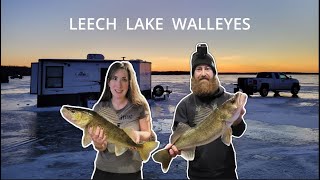 Leech Lake Ice Fishing 2024 [upl. by Otto350]