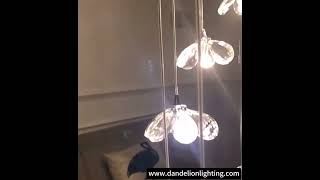 Crystal Large Chandeliers For High Ceiling Foyer Light Fixture light chandelier homedecor home [upl. by Harrow990]