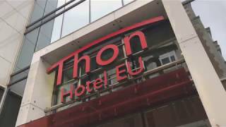 Hotel Review Thon Hotel EU in Brussels [upl. by Ybreh70]