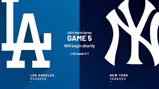 Dodgers vs Yankees Game 5 Graphic [upl. by Gnirol]