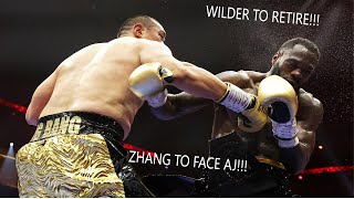 Zhang vs Wilder review END OF A ERA [upl. by Aistek]