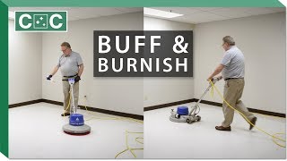 How to Buff and Burnish a Floor  Clean Care [upl. by Ranzini]