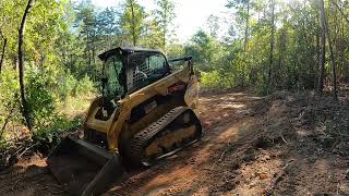 more Skid Steer grading amp Pond Reinforcement [upl. by Archibold]