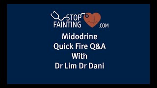 Midodrine Rapid Fire [upl. by Onaimad]