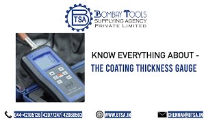 How Coating Thickness Gauges Work  Bombay Tools Supplying Agency Pvt Ltd [upl. by Anirod]