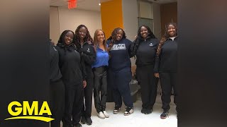 6 sisters overcome adversity enter masters nursing program together [upl. by Annairdna984]