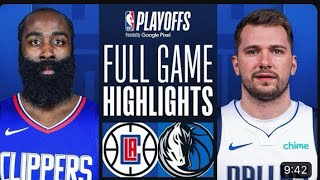 Dallas Mavericks Vs La Clippers Game 3 Playoffs Full GameFull Highlights 2024 [upl. by Narcis51]