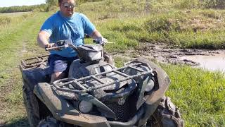 2021 Yamaha Grizzly XTR in some mud quotBreaking it inquot [upl. by Gerg751]