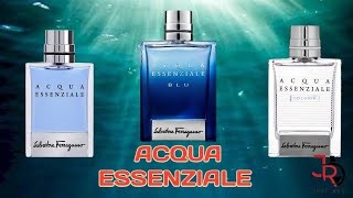 ACQUA ESSENZIALE ACQUA ESSENZIALE BLU Y ACQUA ESSENZIALE COLONIA DE SALVATORE FERRAGAMO RESEÑA [upl. by Attolrac392]