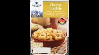 Deutsche Küche Cheese Spätzle Review [upl. by Leena]