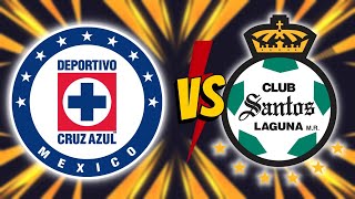 CRUZ AZUL VS SANTOS LAGUNA 🔵 LA PREVIA [upl. by Anirod248]