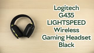 Розпаковка Logitech G435 LIGHTSPEED Wireless Gaming Headset — Black [upl. by Prunella775]