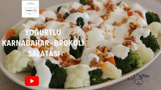 KIŞ SALATASIYoğurtlu Karnabahar ve Brokoli Salatası [upl. by Asillam]