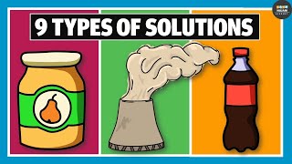 9 Types of Solution  Chemistry [upl. by Yelnikcm780]