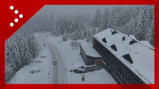 Madonna di Campiglio imbiancata dopo abbondanti nevicate le immagini dal drone [upl. by Becki976]