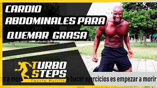 CARDIO ABDOMINALES PARA QUEMAR GRASA EN CASA [upl. by Ueihtam900]