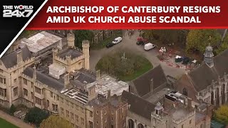 UK Church Abuse Scandal Head Of Church Of England Steps Down [upl. by Andromede]