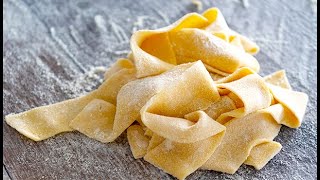 How to Make PAPPARDELLE PASTA RECIPE shorts [upl. by Aleece]