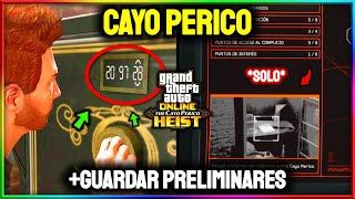 GOLPE a CAYO PERICO SOLO GLITCH PRELIMINARES Despues DLC quotSan Andreas Mercenariesquot  GTA Online [upl. by Bald]