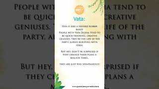 Know your Body Type as per Ayurveda Doshas  Vata Pitta and Kapha [upl. by Thomey98]