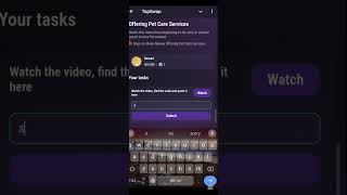 Offering Pet care Services  Tapswap code [upl. by Eycats]