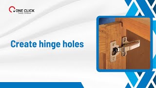 Create hinge holes [upl. by Drisko85]