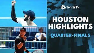 Tiafoe vs Thompson Shelton Giron amp Etcheverry Feature  Houston 2024 Quarterfinals Highlights [upl. by Yrtnahc373]