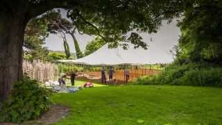 The Seafront Marquee Dillons Park TimelapseDalkey Book Festival [upl. by Duwalt]