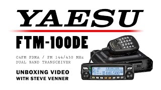 Yaesu FTM100 Unboxing with Steve Venner at MLampS [upl. by Elyrad]