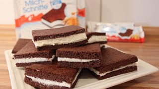 Milchschnitte Rezept  selbst machen  einfach  Nachgemacht Original trifft Sally  Sallys Welt [upl. by Seleta818]