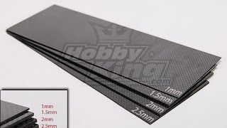 Hobbyking Carbon Fibre SheetPlate Review [upl. by Virgilia]