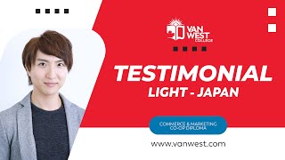 VanWest College Testimonials  Light  Commerce amp Marketing [upl. by Fatimah]