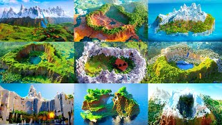 TOP 50 BEST MINECRAFT SEEDS OF THE YEAR Minecraft 121 Seeds [upl. by Eentruoc]