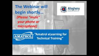 Recording Amatrol eLearning Webinar 04 08 2020 [upl. by Akisey]