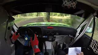 Rally Vetlanda 2024 ss4 Tommy Johansson Oscar Almqvist A2wd [upl. by Carrel367]