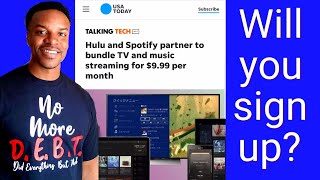 Spotify and Hulu partnership Subscribe or no Streaming wars [upl. by Leahcym]