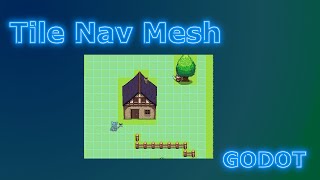 Godot AI Pathfinding using Tile Navigation Mesh Tutorial [upl. by Batish]