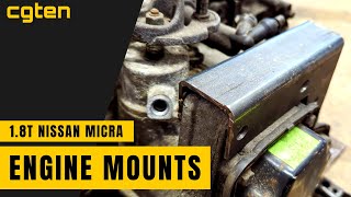 Engine Mounts for the Turbo Micra  AudiVW 18T Engine Swap [upl. by Levon]