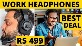 Best Work Headphones With Mic  JBL WFH Headphones [upl. by Sone]