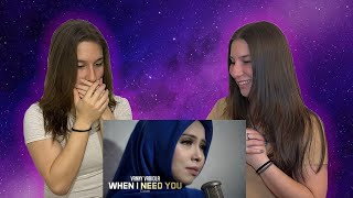 FIRST TIME REACTING TO Vanny Vabiola  When I Need You Celine Dion TWINS REACTION  Wong Girls [upl. by Skvorak]