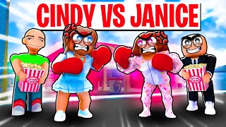 JANICE VS CINDY  Roblox [upl. by Enaxor]