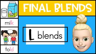 Final L Blends  Phonics for Kids [upl. by Airtina]