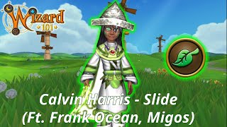 Calvin Harris  Slide ft Frank Ocean Migos  Wizard101 Music Video Requested by faeriequeens [upl. by Arelc376]