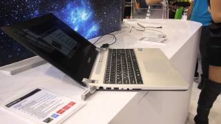 Gigabyte P35 Gaming Notebook Hands On [upl. by Suirtemed]