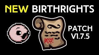 All NEW BIRTHRIGHTS Isaac Repentance Patch [upl. by Atsyrhc]